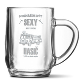 Půllitr Nesnáším být sexy, ale jsem hasič: 0,5