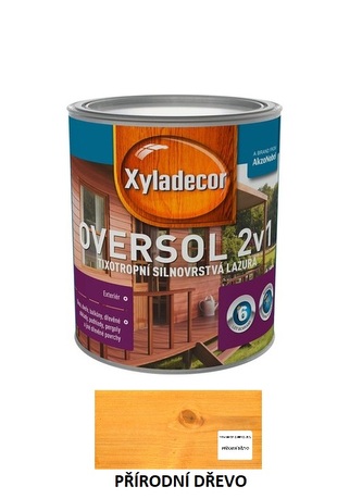 Xyladecor Oversol 2v1 0,75l Přírodní dřevo