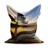 Sedací vak Strom u jezera: 150x100 cm