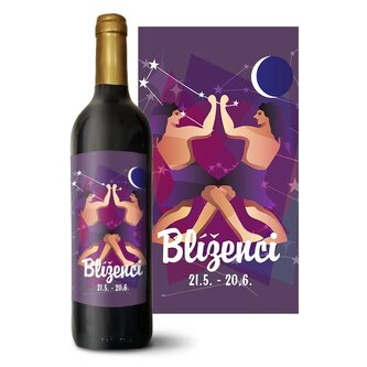 Červené víno Blíženci: 0,75 l 