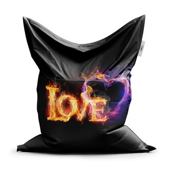 Sedací vak Love: 150x100 cm