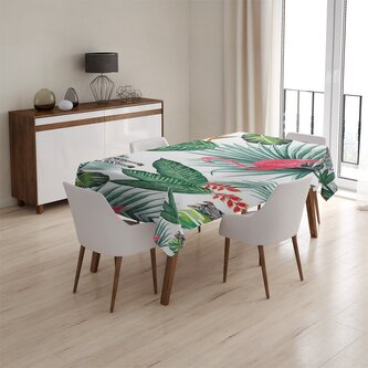Ubrus Zebra a Plameňák: 90x90 cm