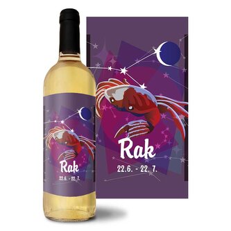 Bílé víno Rak: 0,75 l 
