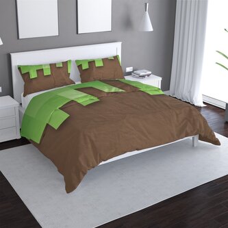 Povlečení Green Blocks 2: 140x200 / 90x70 Povlečení Green Blocks 2: 140x200 / 90x70