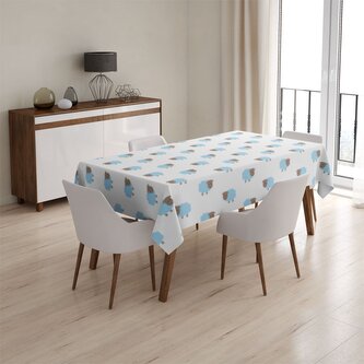 Ubrus Modré ovce: 130x130 cm
