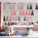 Tapeta Tříbarevné jehlany: 336x220 cm