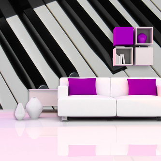 Tapeta Klávesy piana: 125x75 cm