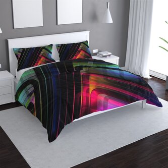 Povlečení Černé pruhy: 140x200 / 90x70 Povlečení Černé pruhy: 140x200 / 90x70