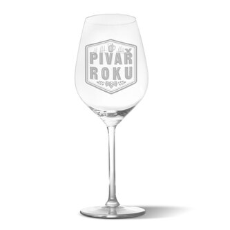 Sklenička na víno Pivař roku: 49 cl