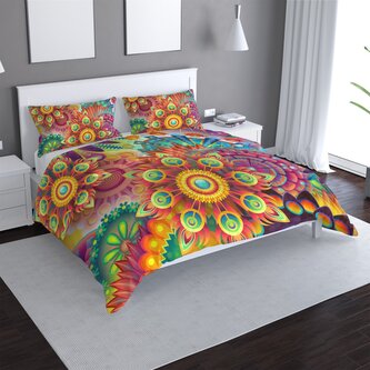 Povlečení Barevné obrazce: 140x200 / 90x70 Povlečení Barevné obrazce: 140x200 / 90x70