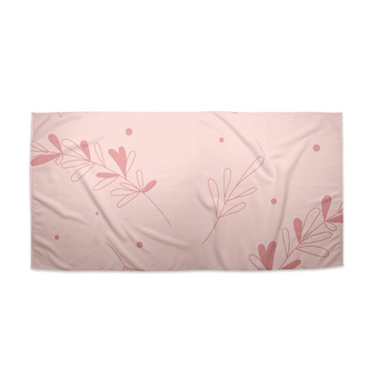 Ručník Růžové lístky: 50x100 cm