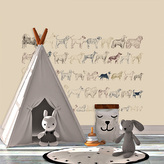 Tapeta Psí plemena: 208x125 cm