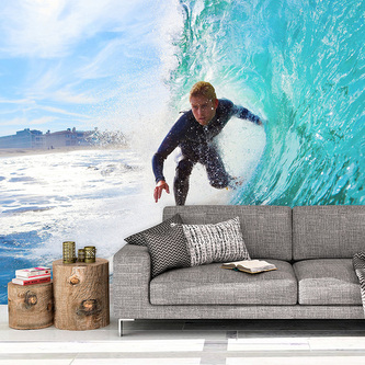 Tapeta Surfař na vlně: 208x125 cm