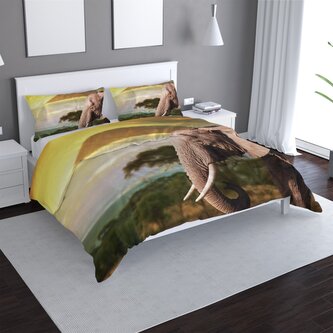 Povlečení Slon z profilu: 140x200 / 90x70