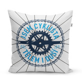 Polštář Jsem cyklista tělem i duší: 40x40 cm