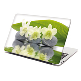 Samolepka na notebook Bílá orchidej: 29x20 cm