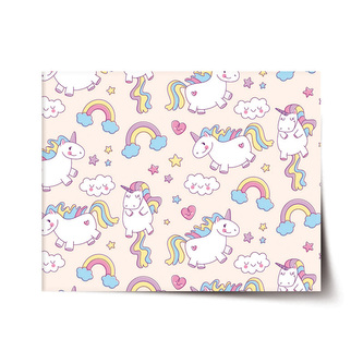 Plakát Jednorožci: 60x40 cm Plakát Jednorožci: 60x40 cm