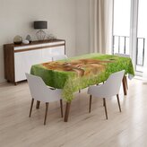 Ubrus Lev a lvice: 90x90 cm