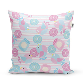 Polštář Roztomilí ptáčci: 50x50 cm