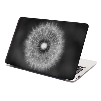 Samolepka na notebook Černobílá pampeliška: 38x26 cm