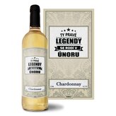 Bílé víno Ty pravé legendy se rodí v únoru: 0,75 l 