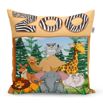 Polštář Zoo: 60x60 cm