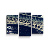Obraz - 3-dílný Eiffel Tower: 75x50 cm