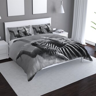 Povlečení Válející se zebra: 140x220 / 90x70