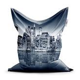 Sedací vak Noční New York: 150x100 cm