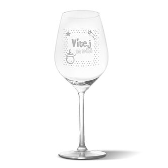 Sklenička na víno Vítej na světě 2: 49 cl