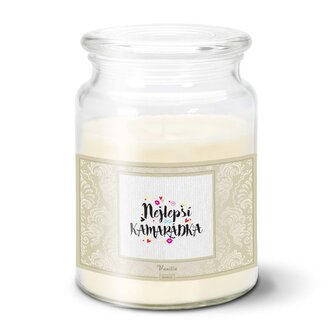 Svíčka Nejlepší kamarádka: 500 g 