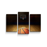 Obraz - 3-dílný Basketball: 75x50 cm