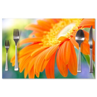 Prostírání Oranžová gerbera: 40x30cm
