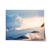 Plakát Křídlo letadla: 60x40 cm