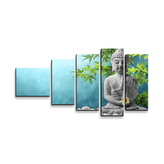 Obraz - 5-dílný Buddha: 100x60 cm