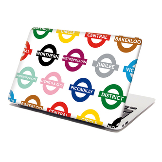 Samolepka na notebook Metro: 38x26 cm