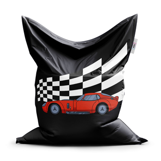 Sedací vak Závodní auto: 150x100 cm