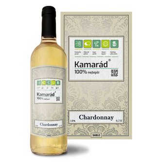 Bílé víno Kamarád: 0,75 l 
