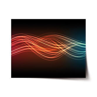 Plakát Abstrakce strip: 60x40 cm