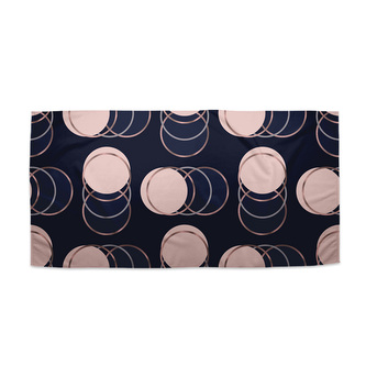 Ručník Kruhy a puntíky: 70x140 cm