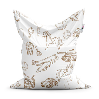 Sedací vak Dětská doprava: 150x100 cm Sedací vak Dětská doprava: 150x100 cm