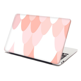 Samolepka na notebook Růžové obloučky: 38x26 cm