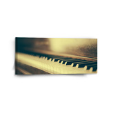 Obraz Klávesy klavíru: 110x50 cm