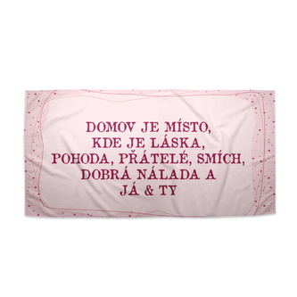 Ručník Domov 3: 30x50 cm