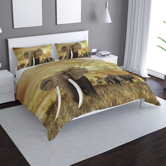 Povlečení Slon Africký: 140x220 / 90x70
