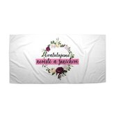 Ručník Gratulujeme nevěstě a ženichovi: 30x50 cm