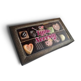 Pralinky Tým nevěsty: 10 ks pralinek Pralinky Tým nevěsty: 10 ks pralinek