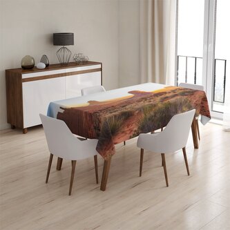 Ubrus Skály v poušti 2: 130x130 cm Ubrus Skály v poušti 2: 130x130 cm