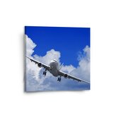 Obraz Letadlo při přistání: 50x50 cm