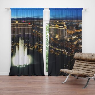 Závěs Las Vegas: 2ks 140x250cm